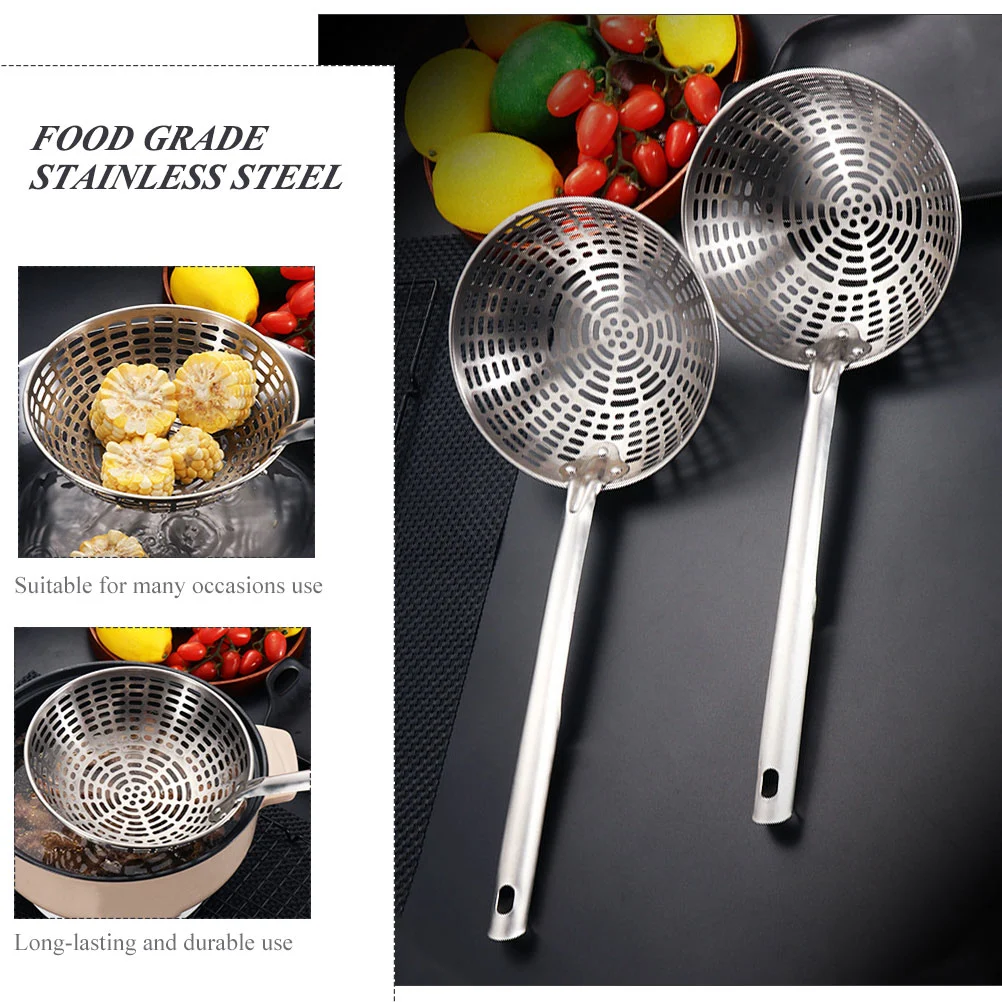 Household Pasta Strainer Kitchen Cooking Strainer Stainless Cooking Strainer Cooking Accessory