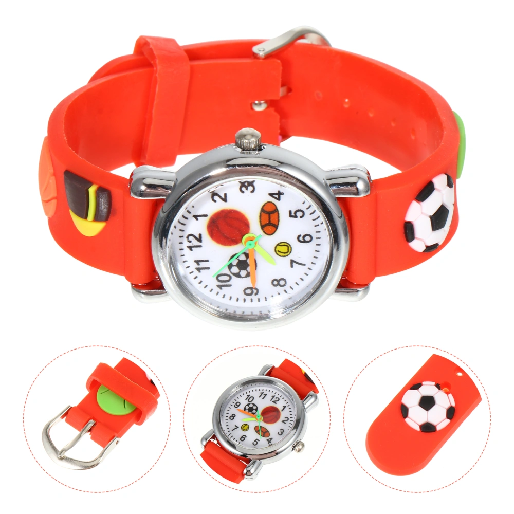 3D Lovely Cartoon Children Watch Toddler Wrist Watch Boys Girls Birthday Gift