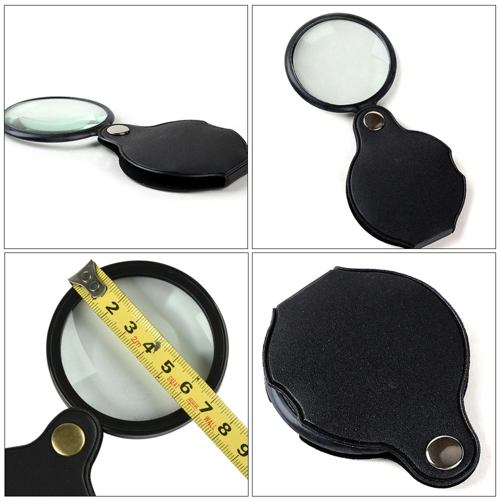 3Pcs Foldable Magnifier Observation Magnifying Glass Portable Reading Magnifier