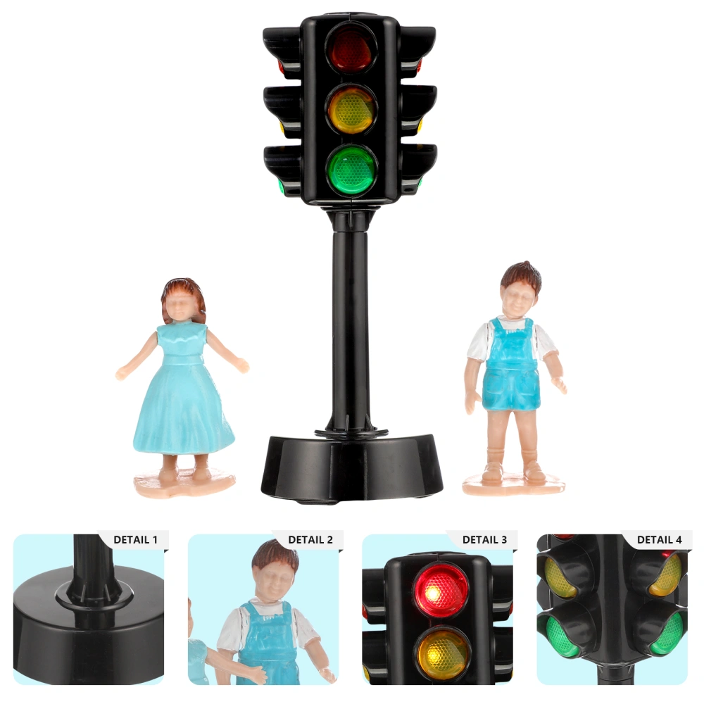 1 Set Kids Lifelike Traffic Toy Traffic Light Model Kit Educational Plaything