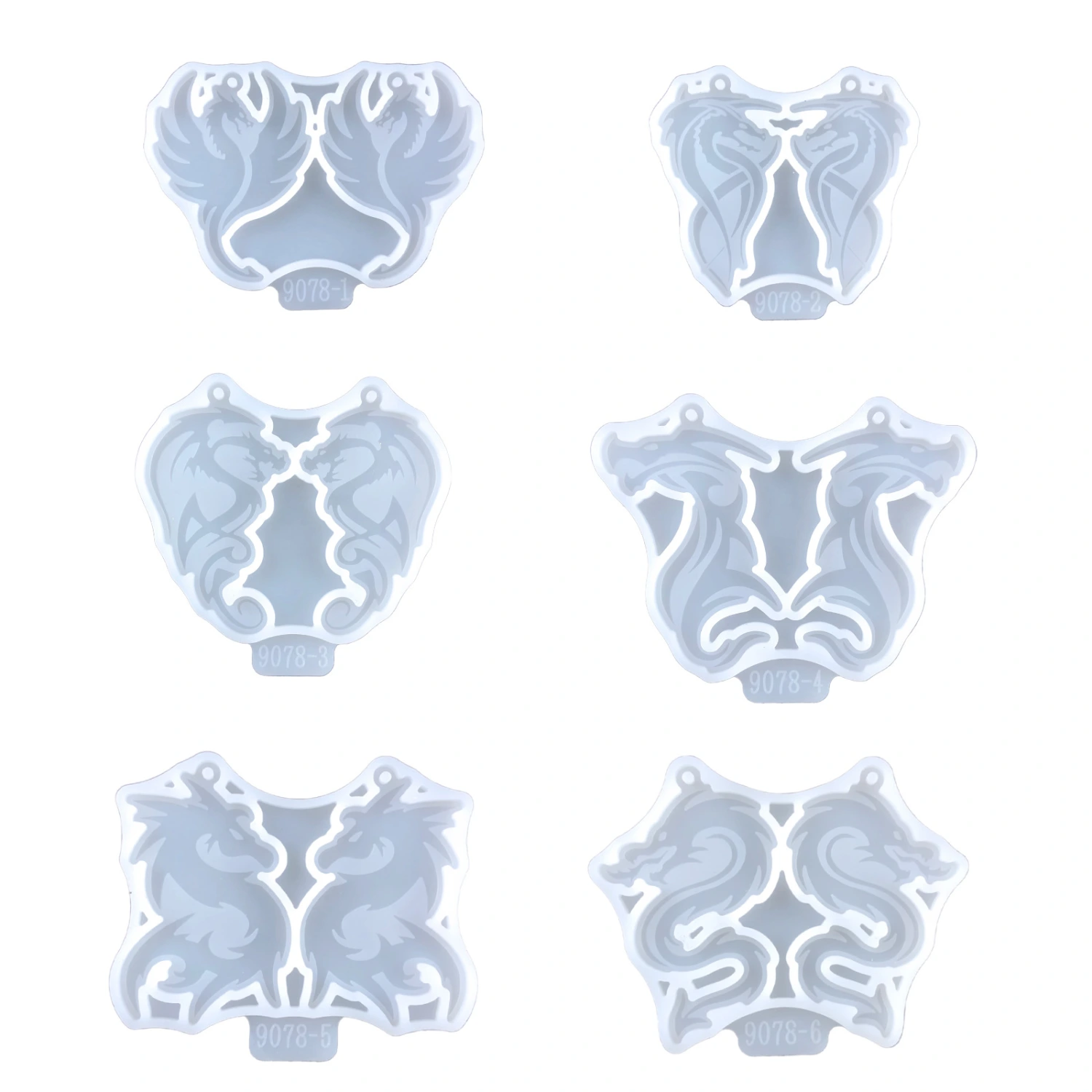 Earring Epoxy Resin Mold Drop Dangle Mold Earring Resin Casting Mold for Jewelries Making