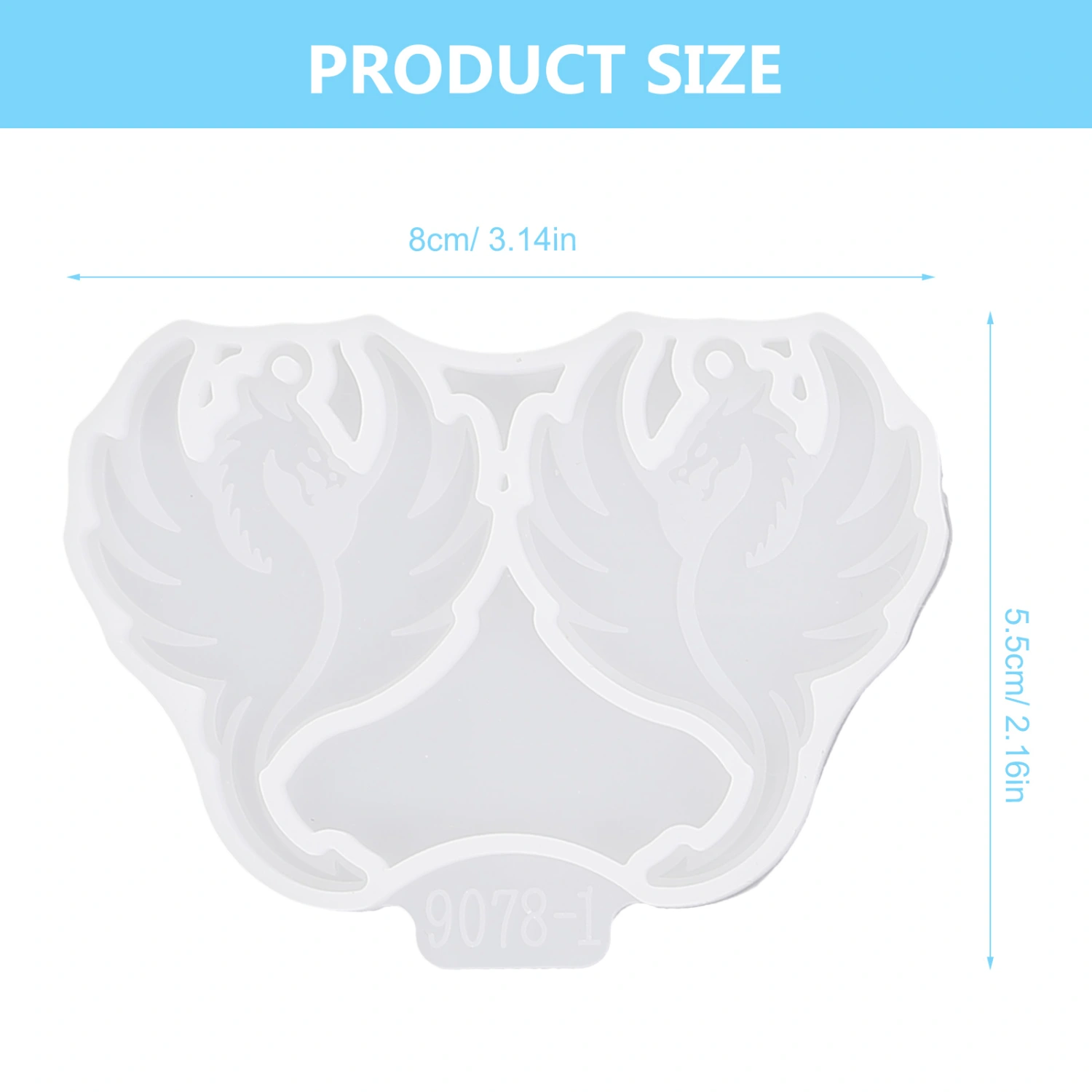 Earring Epoxy Resin Mold Drop Dangle Mold Earring Resin Casting Mold for Jewelries Making