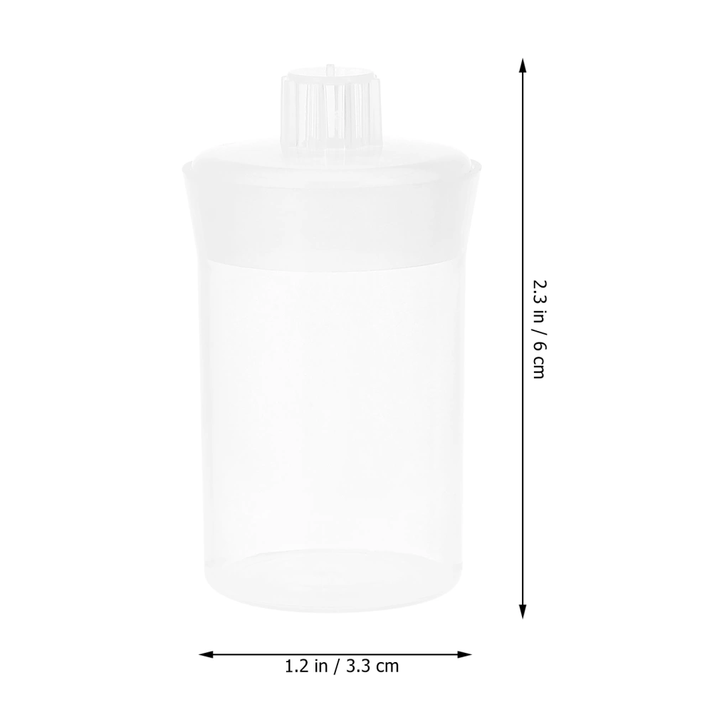 2pcs Plastic Weighing Bottles Tall Form Weighing Bottles Laboratory Weighing Tools