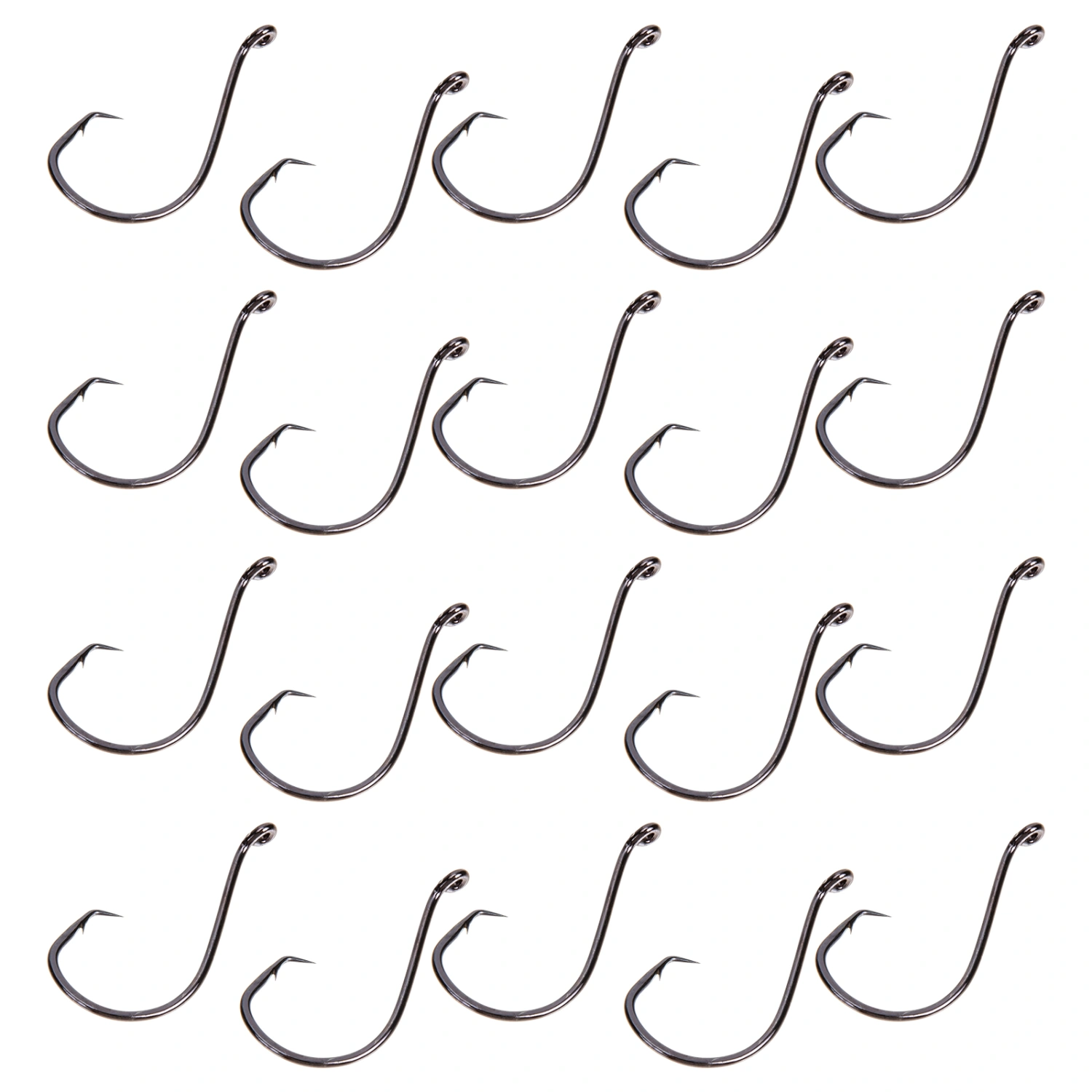 100Pcs Professional Fishing Gear Wear-resistant Fish Hooks Convenient Angling Hooks