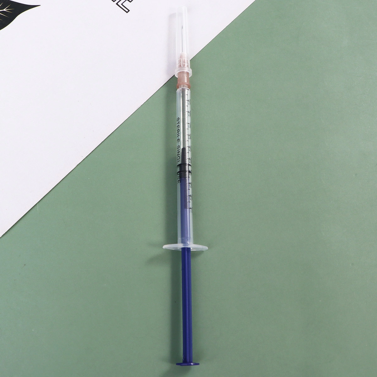 20pcs 1ml Plastic Disposable Injector  Measuring  for Refilling Measuring Nutrient for Experiment