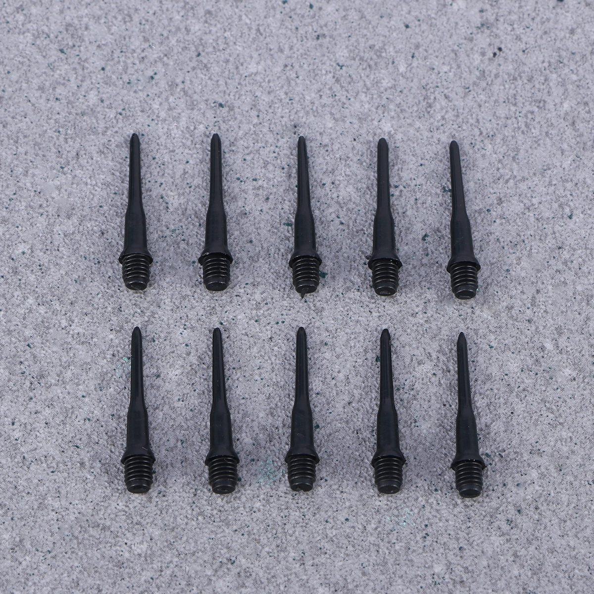 250pcs Dart Points Plastic Tips for Electronic Darts 2BA Screw Thread Dart Accessory (Black)