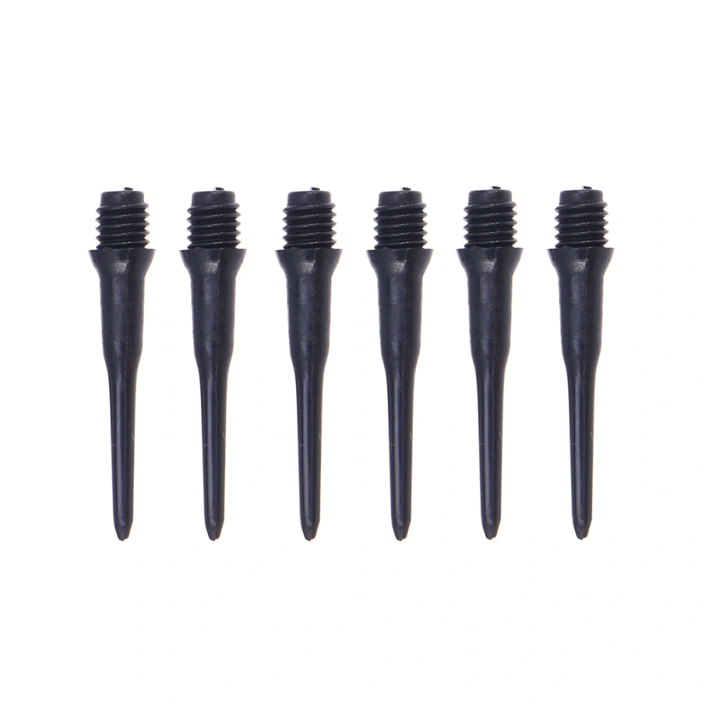 250pcs Dart Points Plastic Tips for Electronic Darts 2BA Screw Thread Dart Accessory (Black)