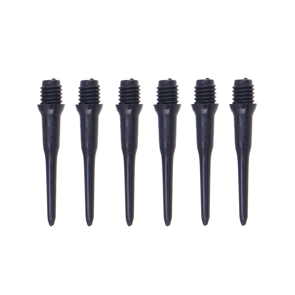 250pcs Dart Points Plastic Tips for Electronic Darts 2BA Screw Thread Dart Accessory (Black)