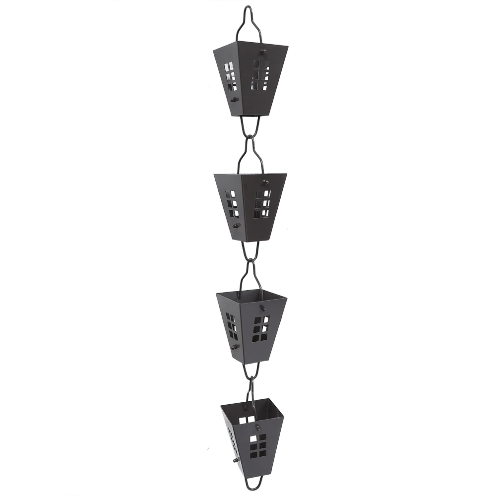 1Pc Creative Rain Chain Balcony Rain Chain Gutter Downspout Rain Chain (As Shown)