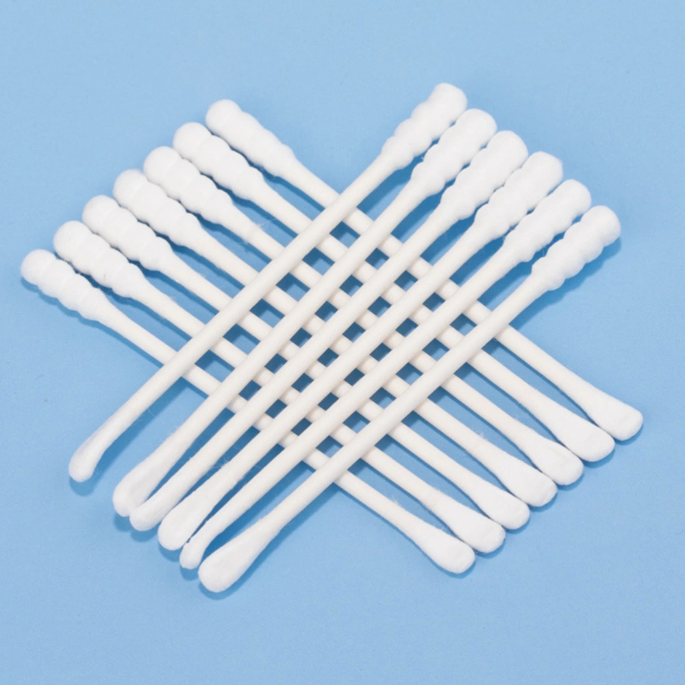 1 Box/200PCS Ear Pick Cotton Swabs Double-headed Paper Stick Cotton Swabs(White)