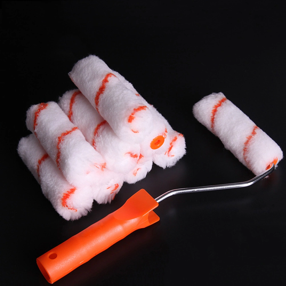 4 Inch Wall Painting Tools Professional Wall Paint Roller Brushes Portable Mini Paint Roller Kit Perfect Roller Paint Brush for Home Office Room