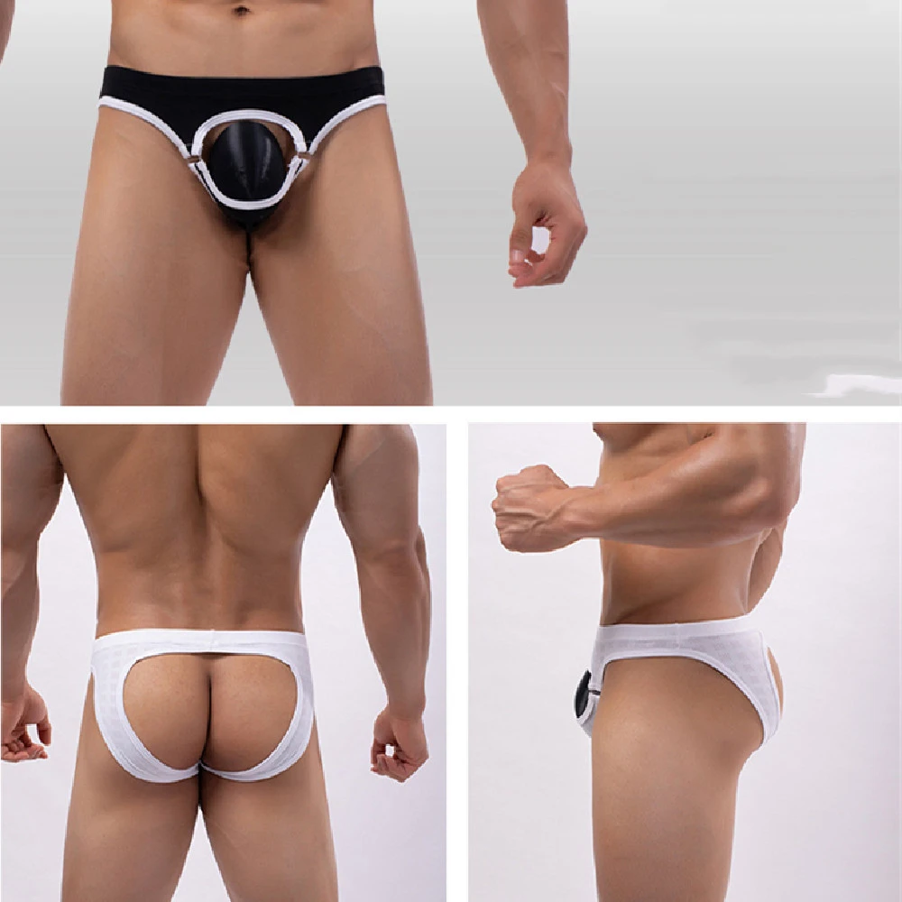 Men's Ice Silk Thong Underwear Fashion