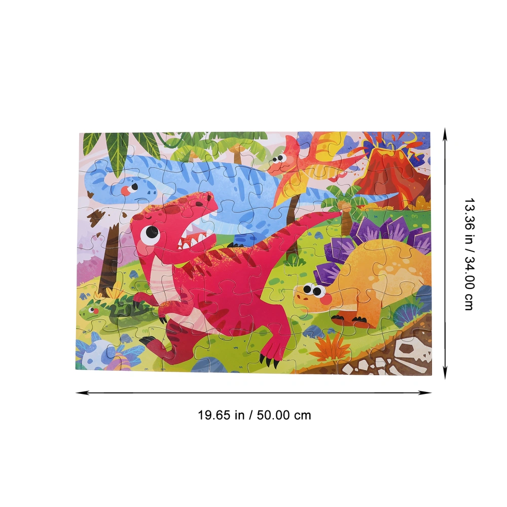 1 Set Educational Puzzle Toys Children Puzzle Toys Toddler Puzzle Toys for Fun (Dinosaur Era)