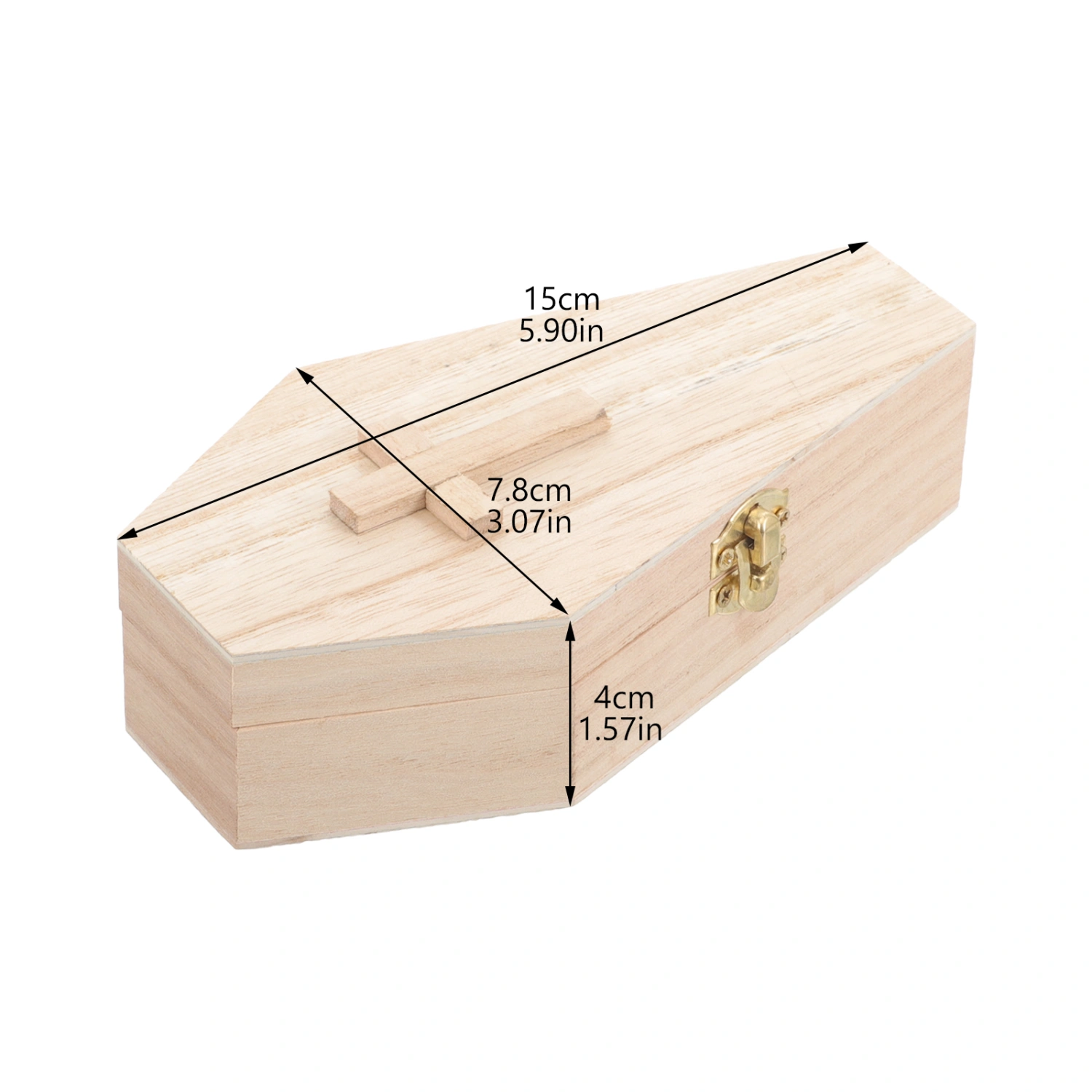 Small Coffin Box for Jewelry Storage Display Halloween Holder Portable Coffin Shape Jewelry Box
