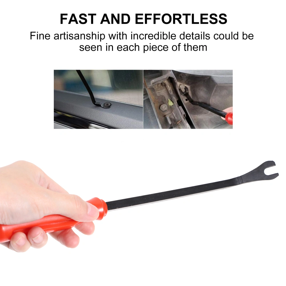 2pcs Trim Removal Tool Auto Clip Fastener Remover Door Carpet Staple Remover