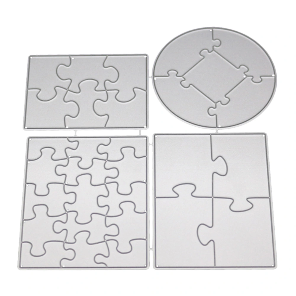 DIY Puzzle Cutting Dies Metal Stencil Template Mould Metal Embossing Stencil For Album Scrapbooking Paper Art Craft Decor