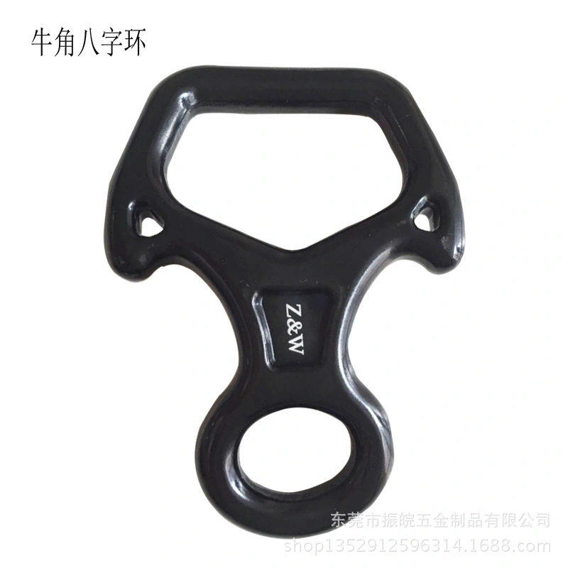 Aluminum Descender Rescue Rope Descender Climbing Rope Rappelling Gear Climbing Accessory