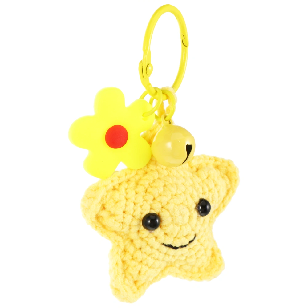 1 Pc Adorable Key Pendant Bag Pendant Multipurpose Decoration Pendant Random Flower Color