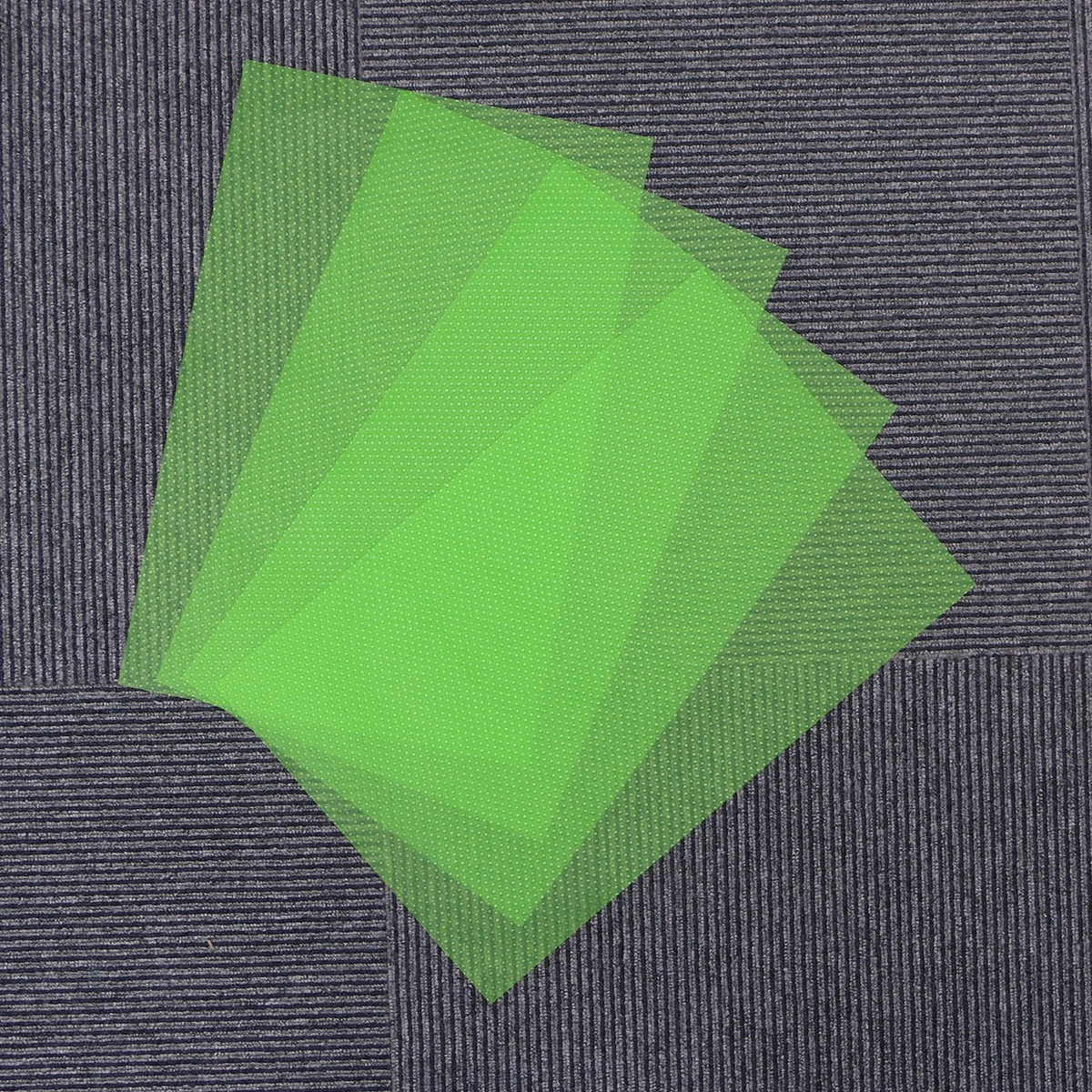 4 Pcs 45x29cm Refrigerator Liners Multifunction Non Mildewproof Cabinet Drawer Liners Mat Table Mat (Green)