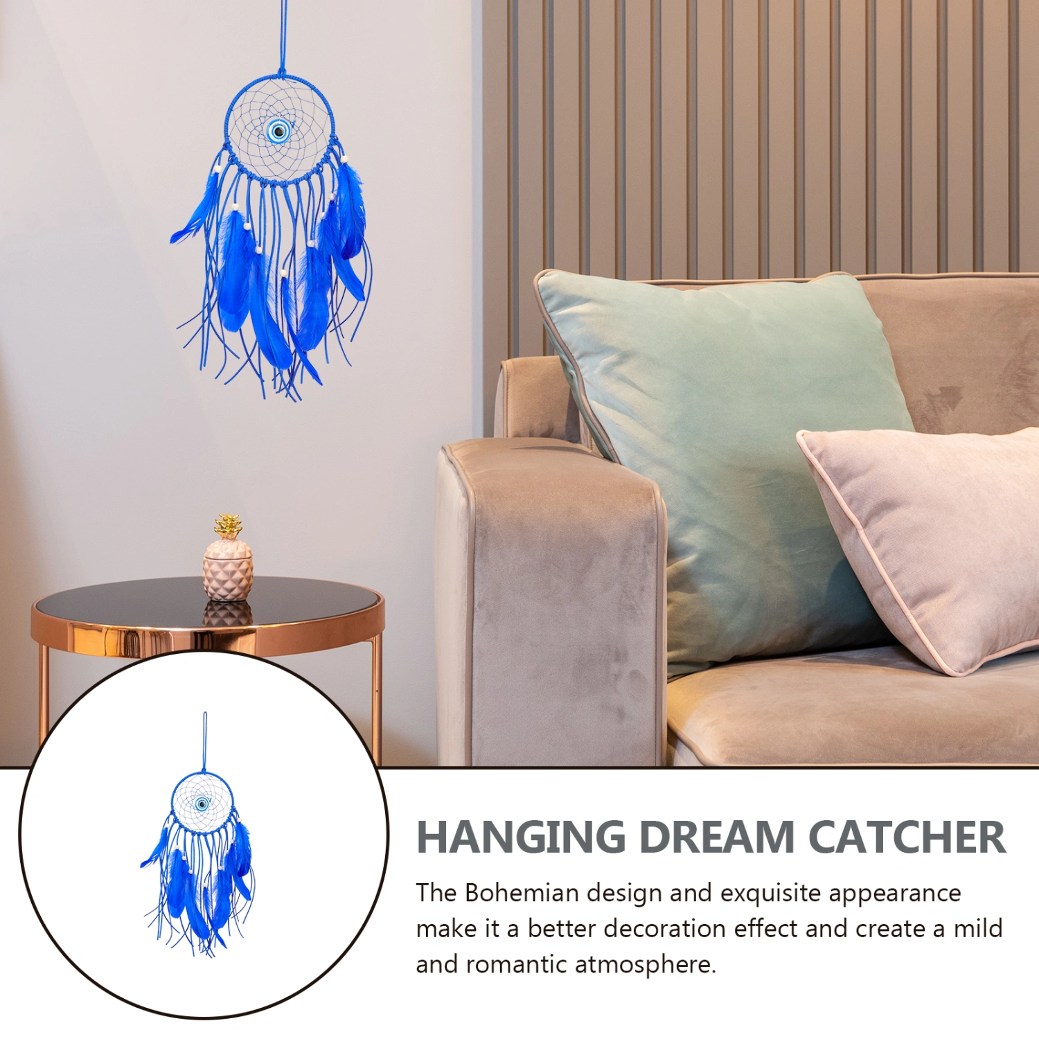 Eye of The Devil Dream Catcher Bohemian Style Bedroom Hanging Adornment