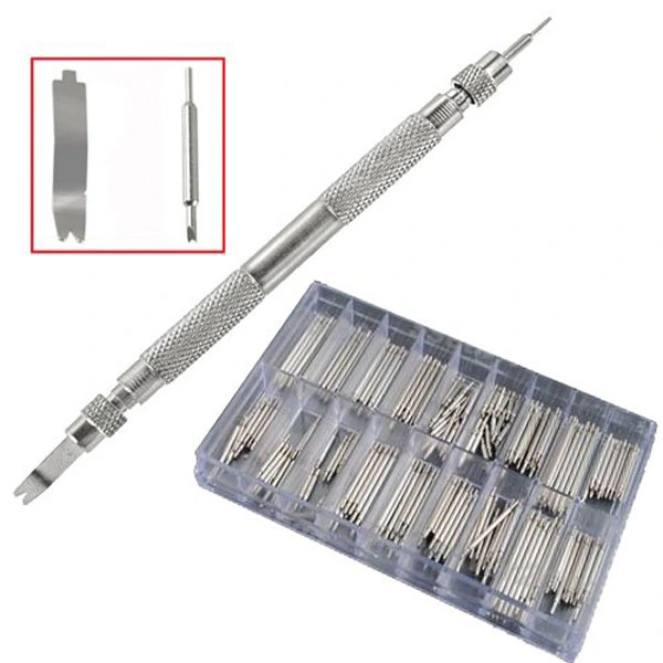 360pcs 8-25mm Watch Band Stainless Steel Spring Bars Link & Spring Bars Remover Repair Tool Set