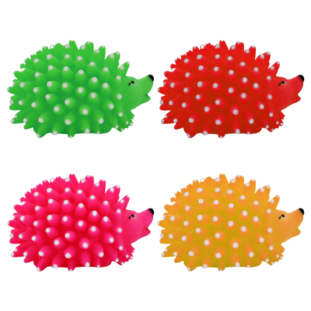 4Pcs Dog Squeaky Plaything Cat Bite-Resistant Toys for Home (Random Color)