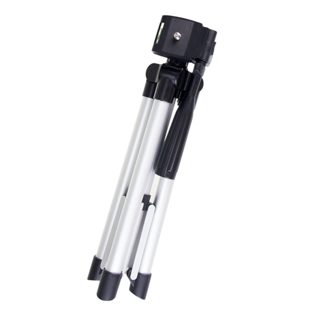 1pc 50cm Mobile Phone Professional Photo Tripod Camera Tripod Mini Tripod for Friends Family Co-worker (Silver)