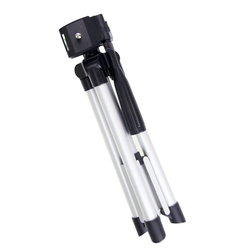1pc 50cm Mobile Phone Professional Photo Tripod Camera Tripod Mini Tripod for Friends Family Co-worker (Silver)