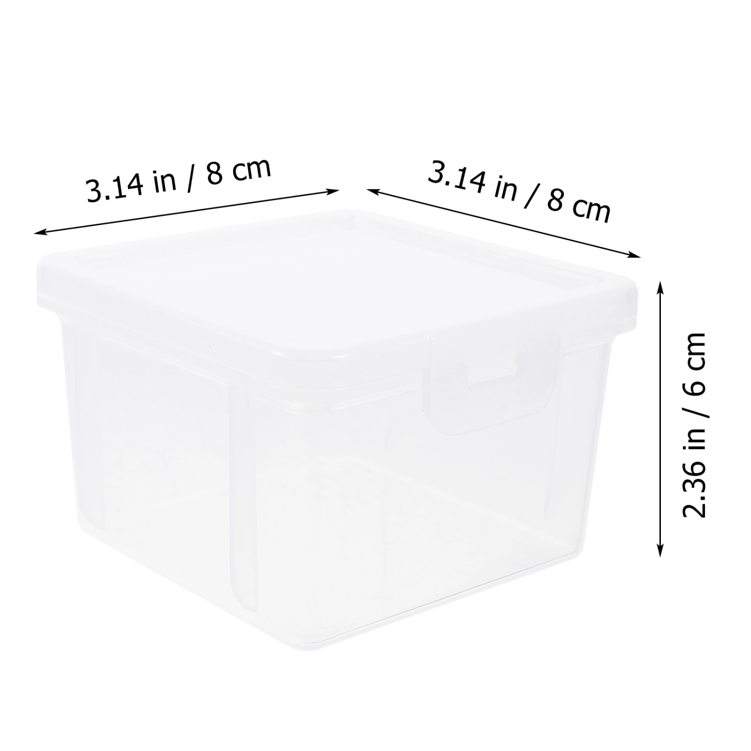 2Pcs Large Coin Square Holders Coin Protective Case Commemorative Coin Boxes