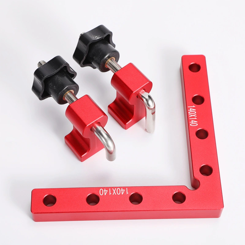 1 Set Corner Clamp Woodworking 90 Degree Clamp Aluminum Alloy Right Angle Square Tool