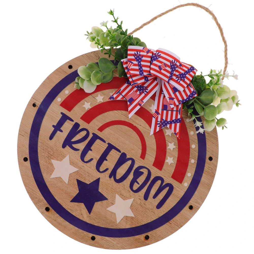 Luminous Patriotic Door Sign Independence Day Patriotic Door Hanger Independence Doorplate