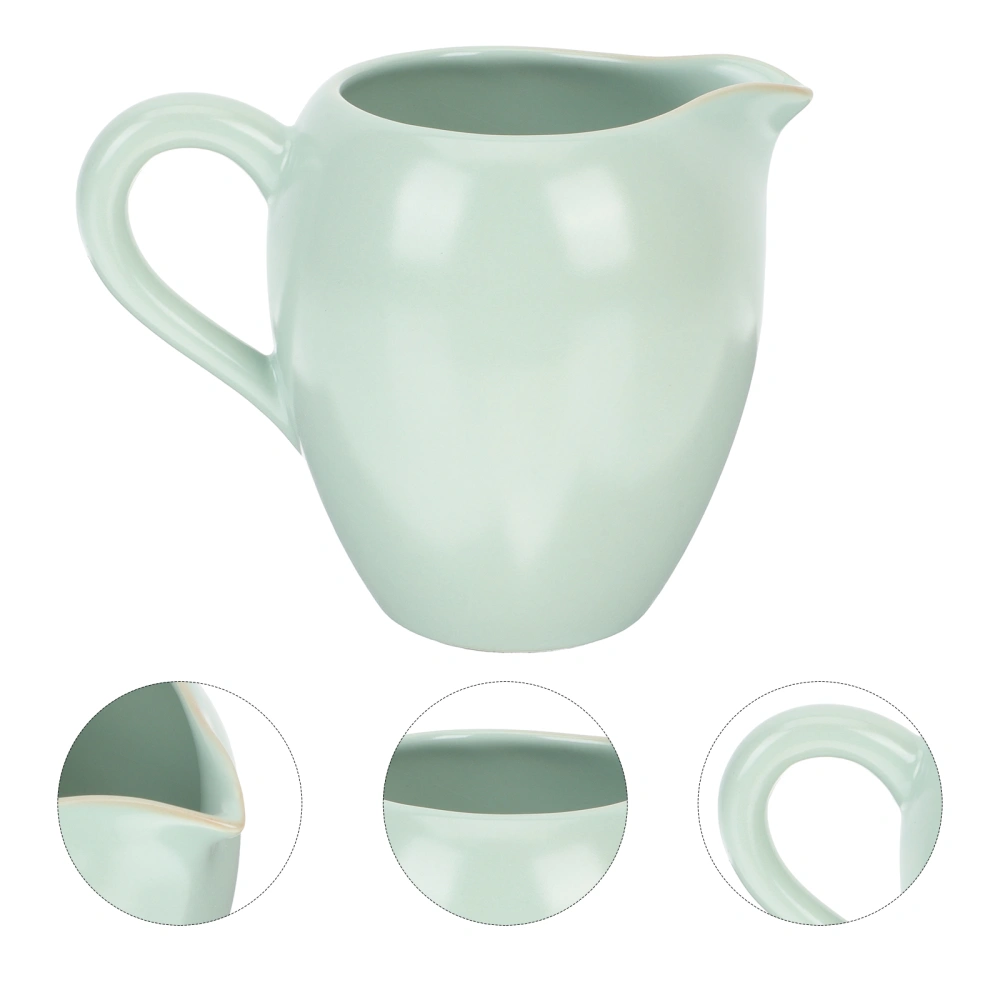 Ceramic Milk Pitcher Creamer Pitcher Coffee Syrup Pitcher Coffee Milk Kettle Coffee Pitcher