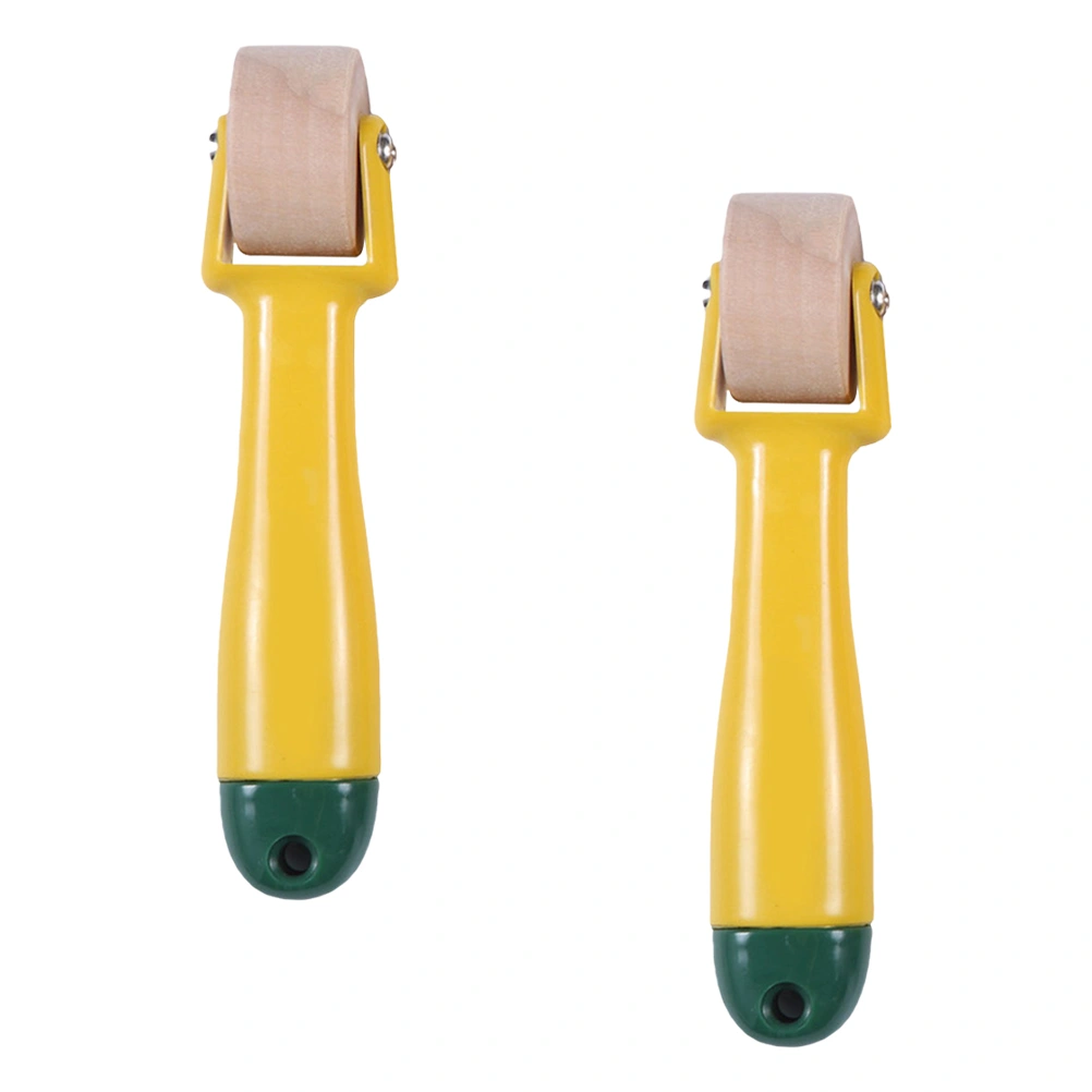 2Pcs Professional Sewing Seam Rollers Wallpaper Rollers Portable Quilting Wheel Tools