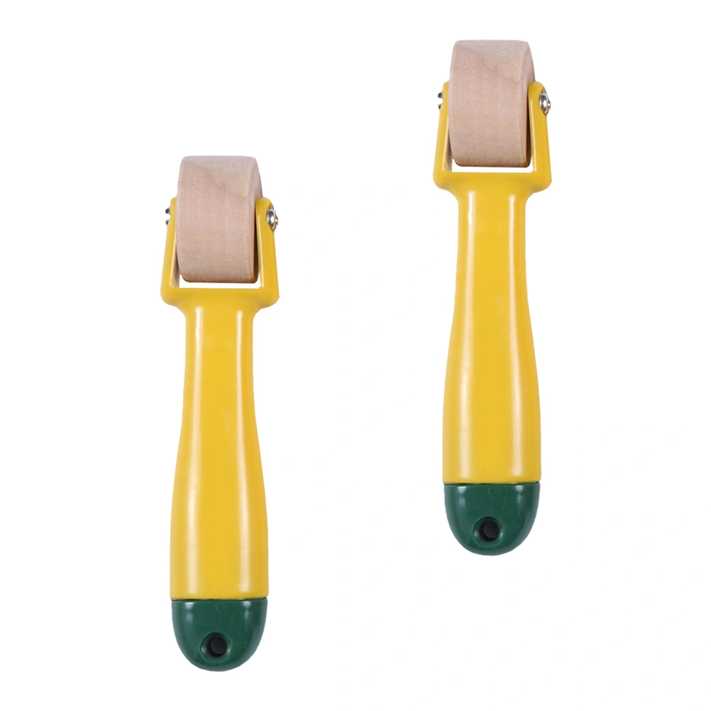 2Pcs Professional Sewing Seam Rollers Wallpaper Rollers Portable Quilting Wheel Tools