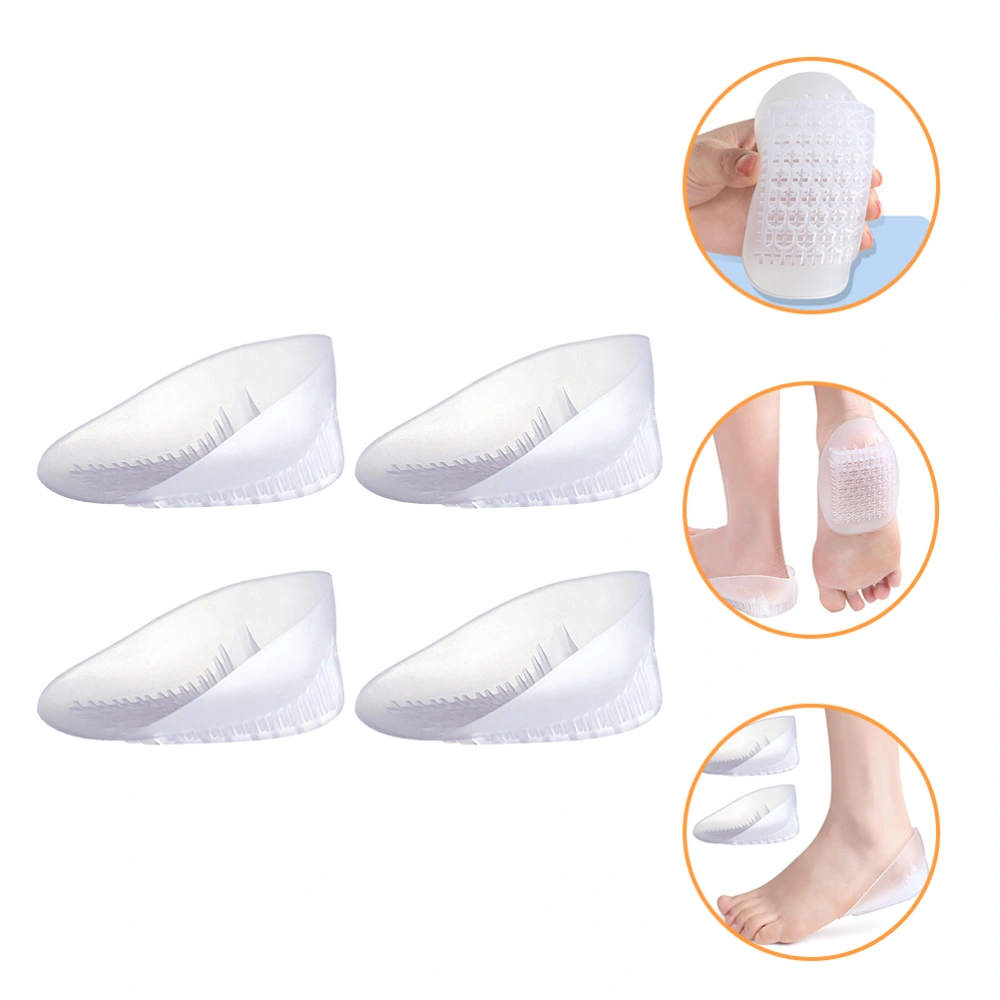 2 Pairs Heel Cushions U-shaped Heel Cups Shoe Insert Heel Pad for Women Men