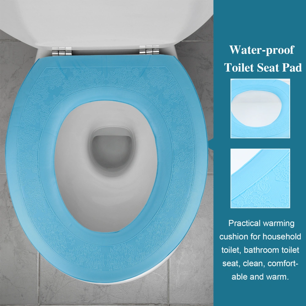 EVA Self-adhesive Toilet Seat Cover Toilet Lid Cover Potty Seat Cushion