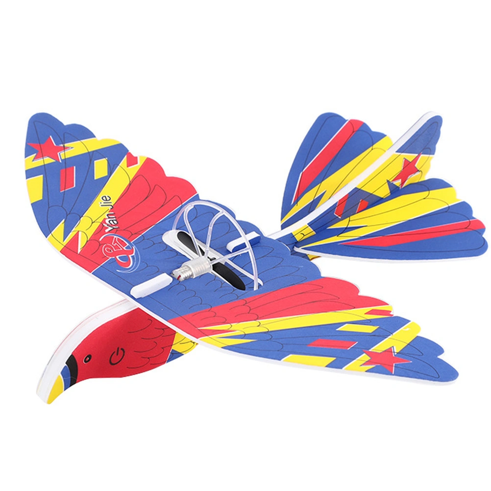 1pc USB Charged Airplane Model Froth Electric Aircraft Kids Toy (Random Color)