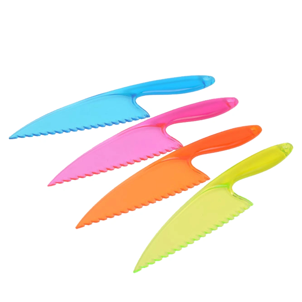 Plastic Wedding Cake Color Mariage Cake Server Pizza Fondant Cake Shovel Birthday Party Wedding Supplies(Random Color)