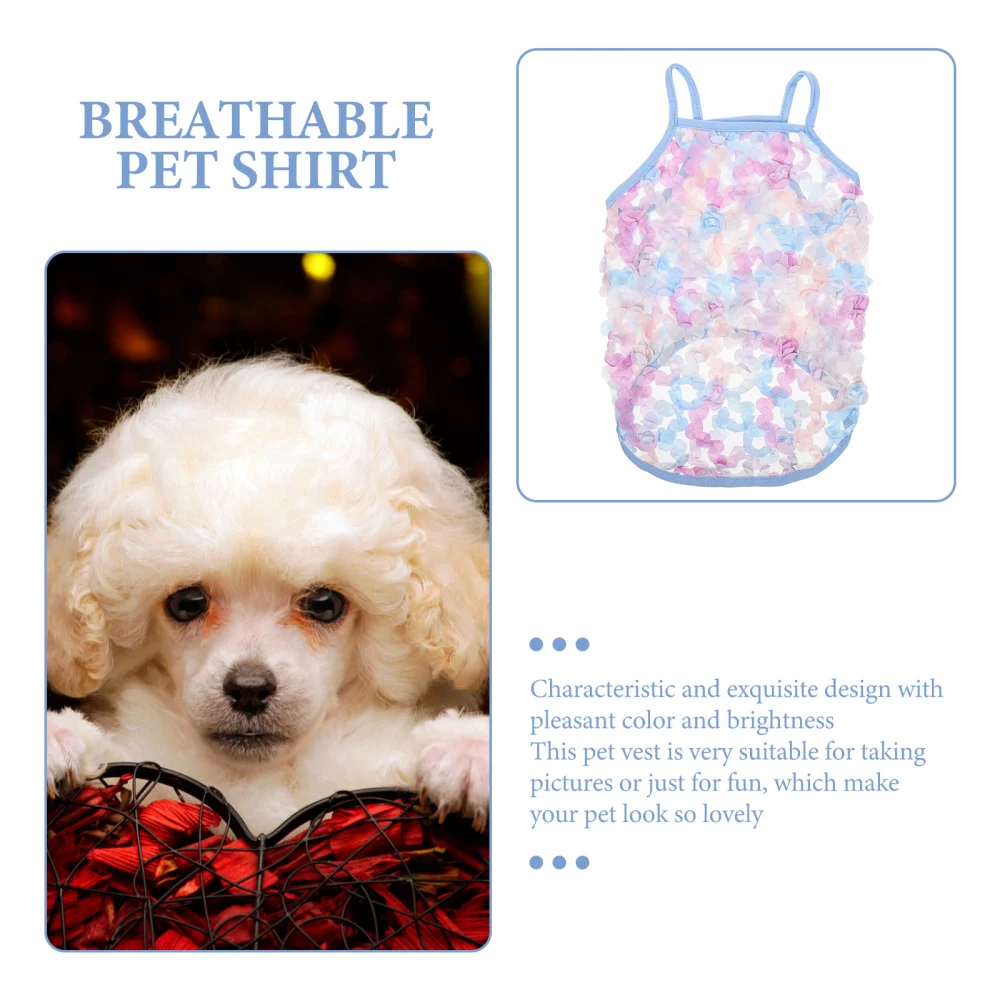 Pet Vest Decorative Pet Apparel Daily Party Pet Costume Pet Thin Type Vest