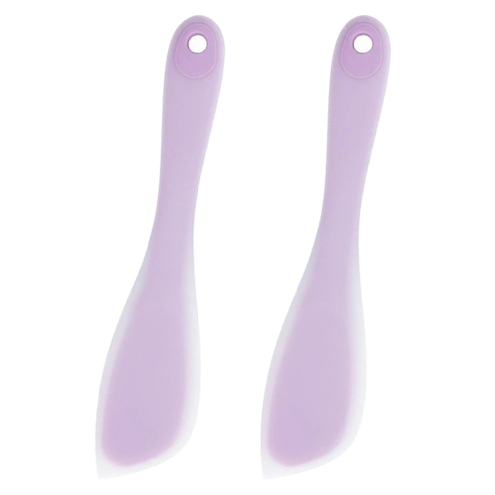 2pcs Baking Silicone Spatulas Utensil Cake Cream Spreader Butter Spatulas