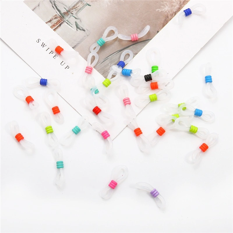 60Pcs Eyeglass Chain Ends Eyeglass Chain Loop Ends for Eyeglass Holder Necklace Chain Strap