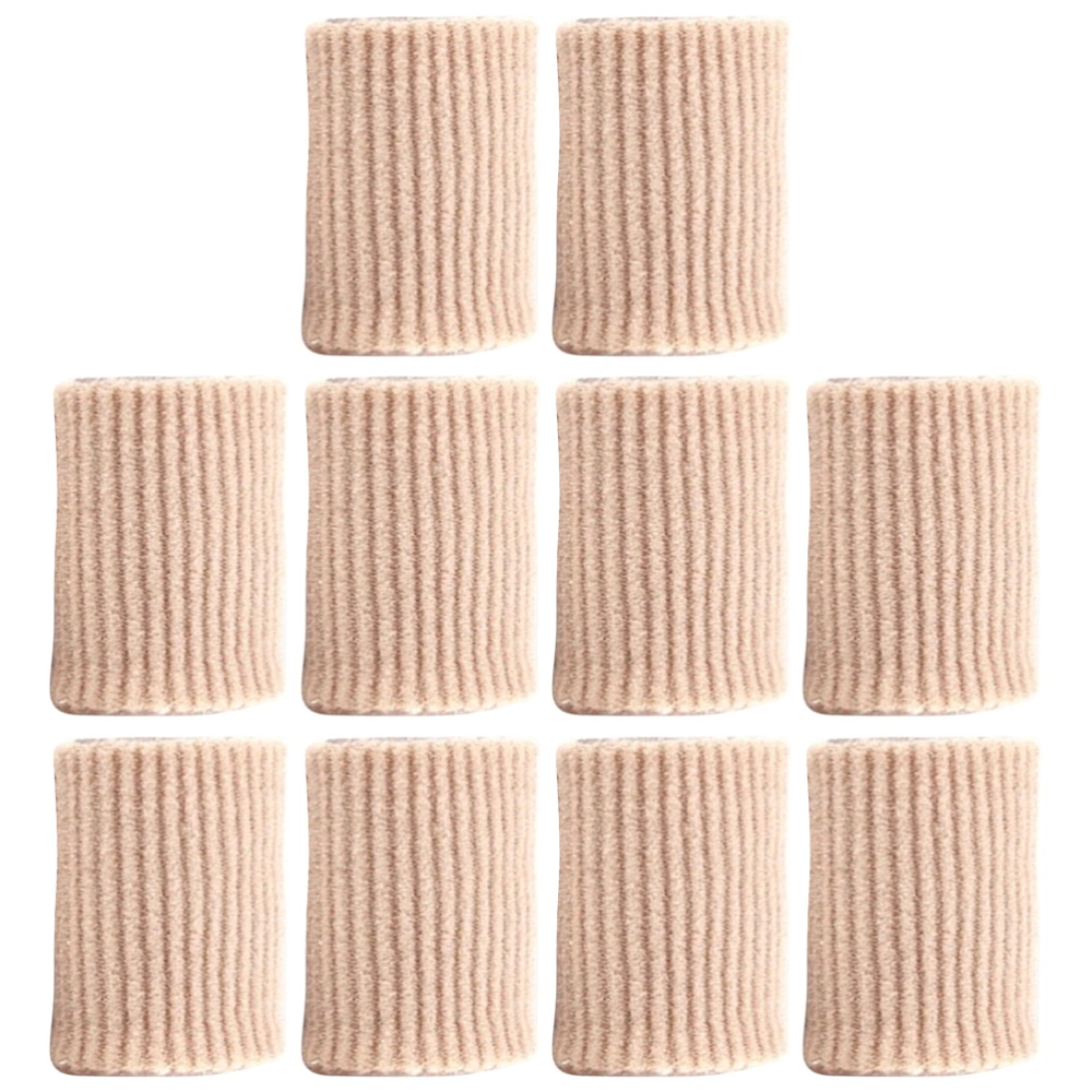 10Pcs Toe Sleeve Protectors Toe Spacers for Bunion Toe Cushion Tubes Toe Protective Sleeves