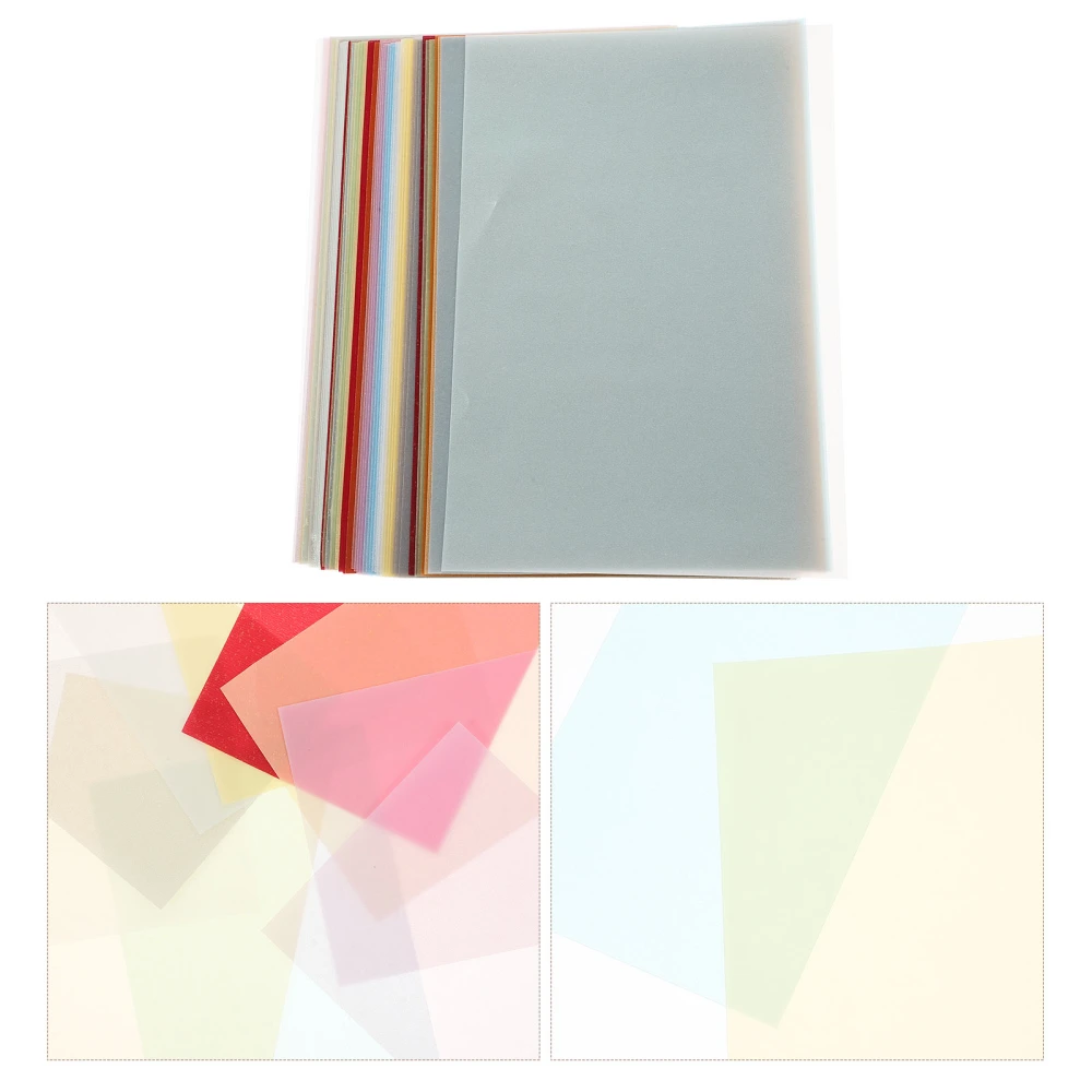 50 Sheets of Colorful Transfer Papers Tracing Papers Transferring Copy Papers