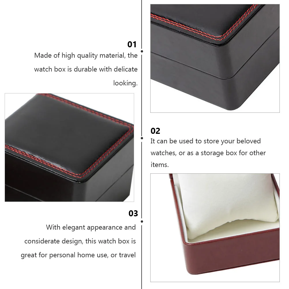 2Pcs High-end Watch Boxes Jewelry Display Box Watch Packing Case Storage Box