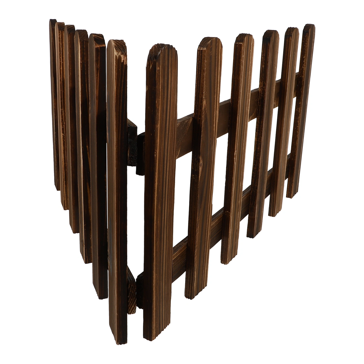 2pcs Anti-corrosive Wood Fence Courtyard Partition Wood Fence for Garden