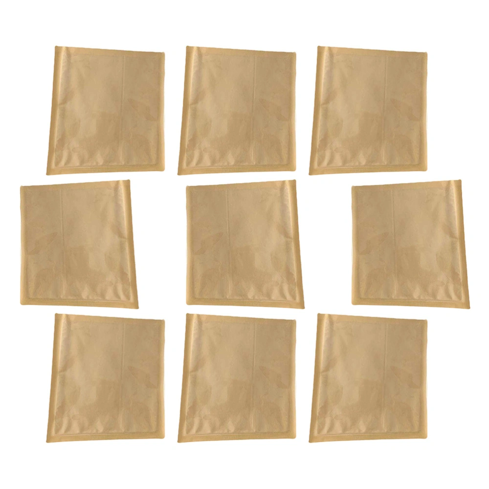 100pcs Heat-Sealable Bakery Bags with Window Toast Paper Bags Cookies Pastries Bags