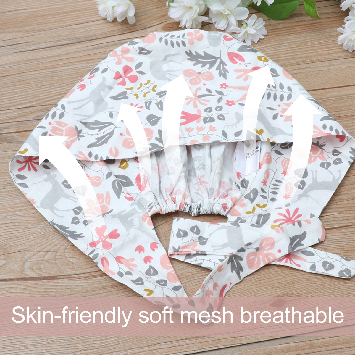 1PC Adjustable Cotton Leaf Sweat Absorbing Hat