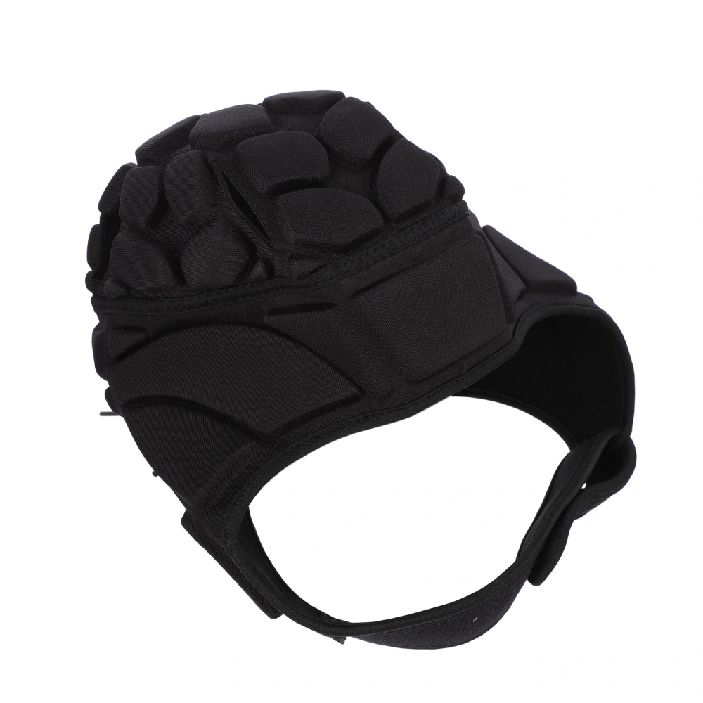 Adjustable Goalkeeper Helmet Outdoor Sports Football Rugby Head Protector Hat