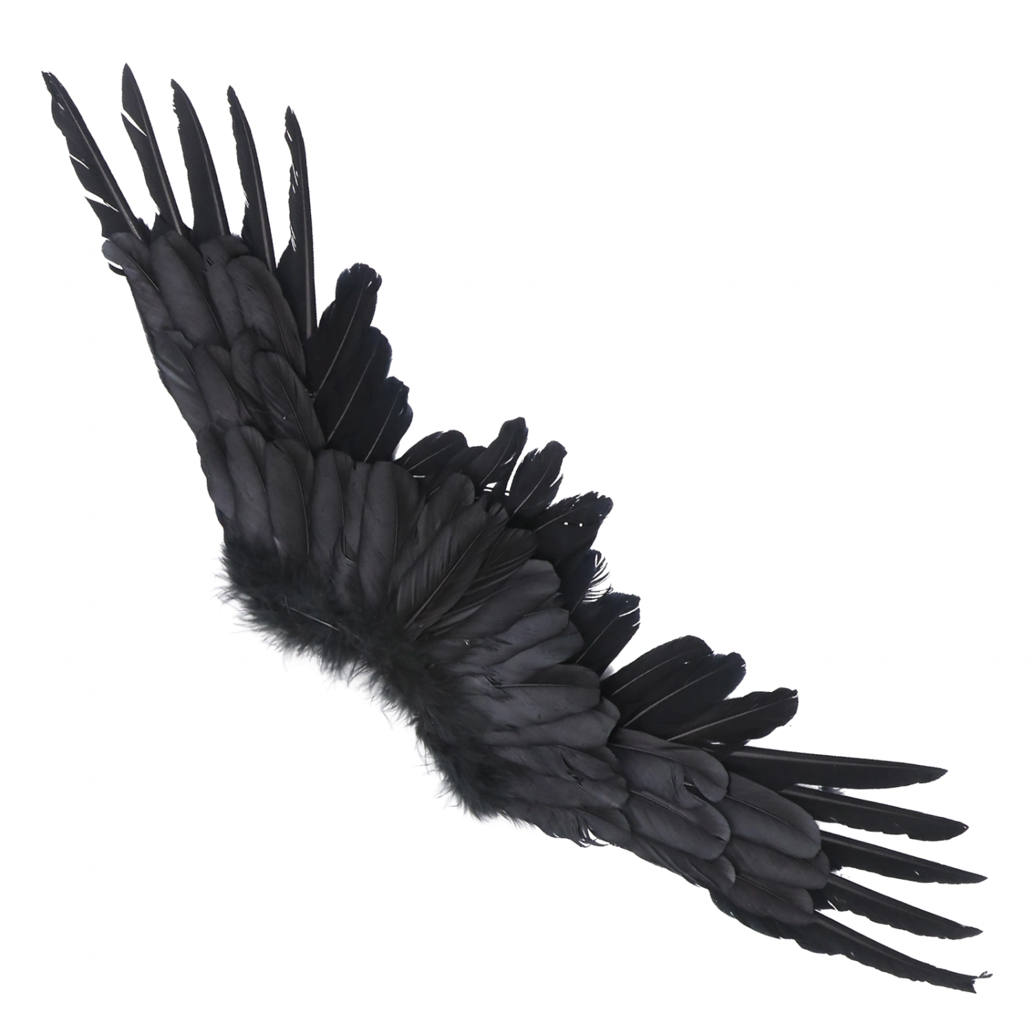 Black Angel Wings Halloween Cosplay Performance Prop Decoration Elastic Swallows Wings for Kids Children