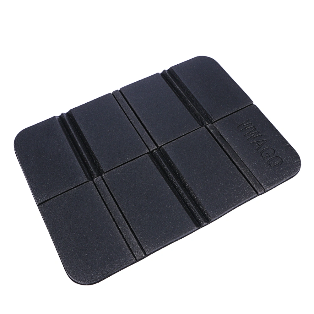 Moisture-proof Folding XPE Pads Waterproof Sitting Mat Cushion Seat for Outdoor Camping Park Picnic (Black)